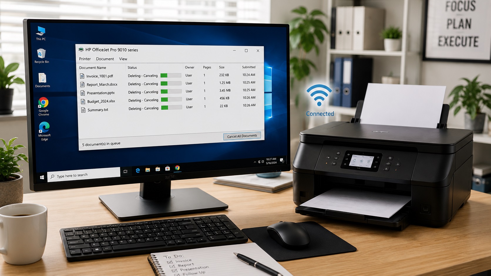 Clear Printer Print Queue