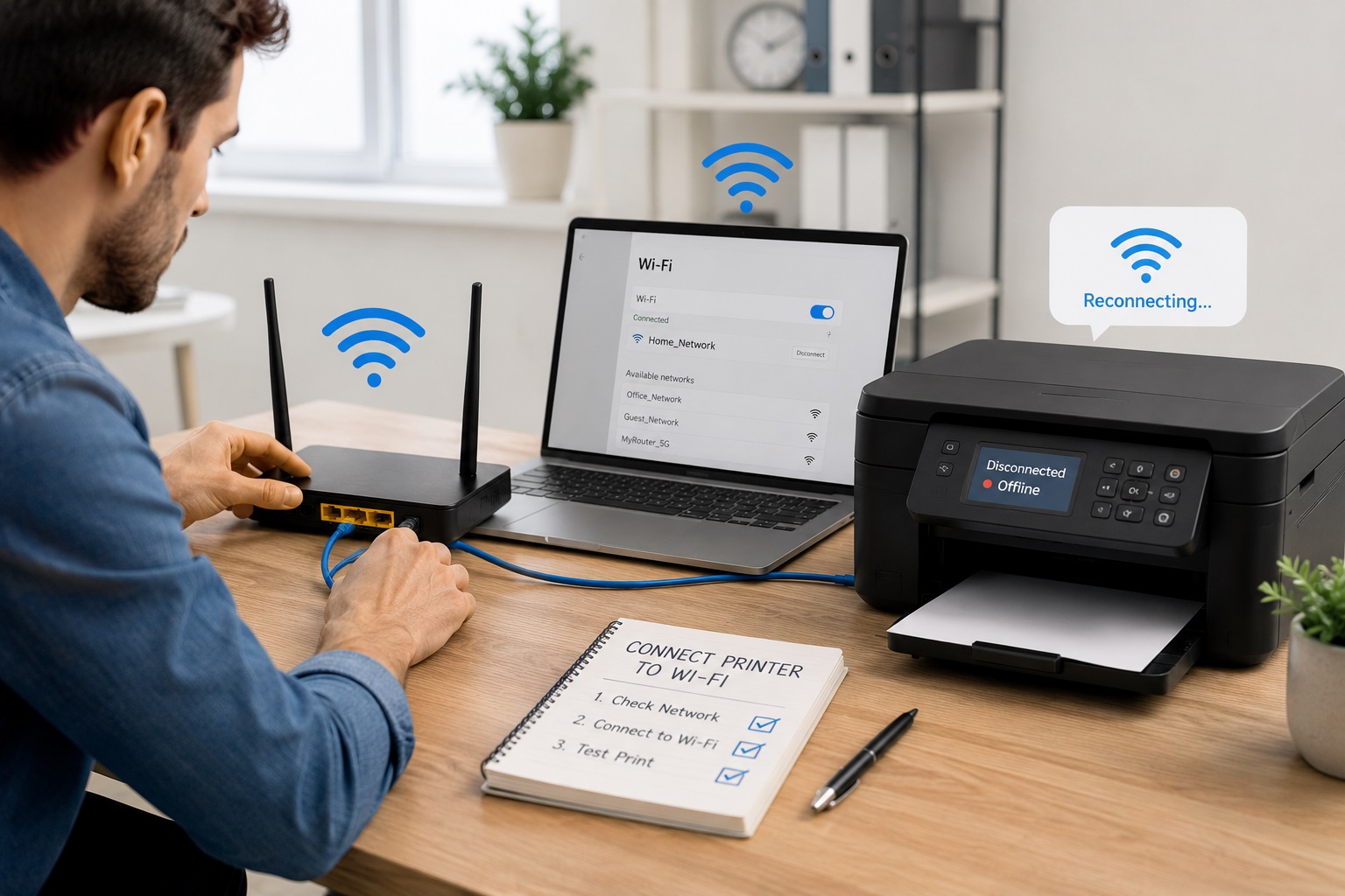 Printer Is Offline WiFi Connection